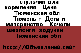 стульчик для кормления › Цена ­ 500 - Тюменская обл., Тюмень г. Дети и материнство » Качели, шезлонги, ходунки   . Тюменская обл.